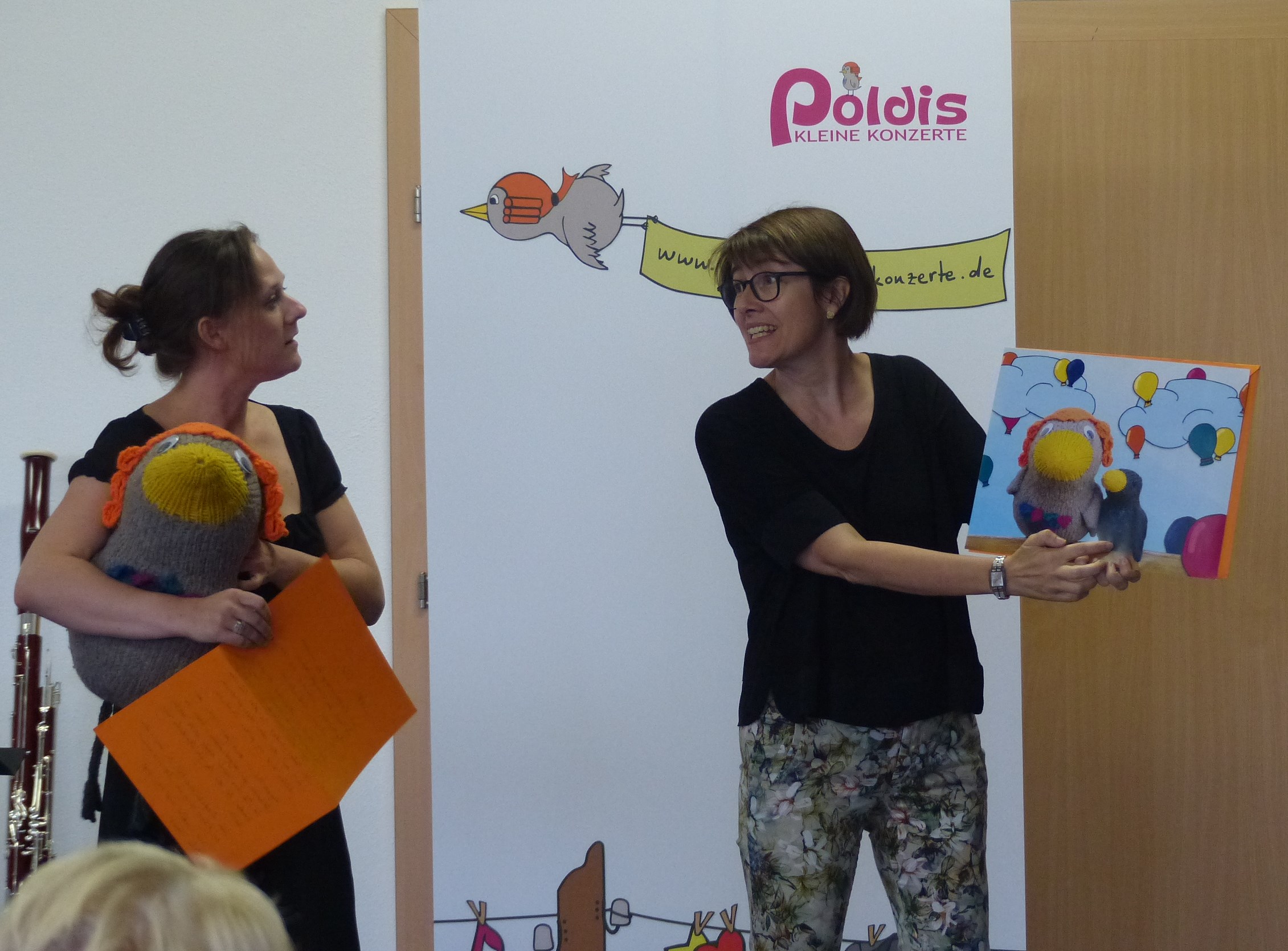 2015 Die wundersamen Märchenballons mit Poldi, Cornelia Wild und Johannes Hofbauer - Poldis Kleine Konzerte / Foto: Almut Wregg